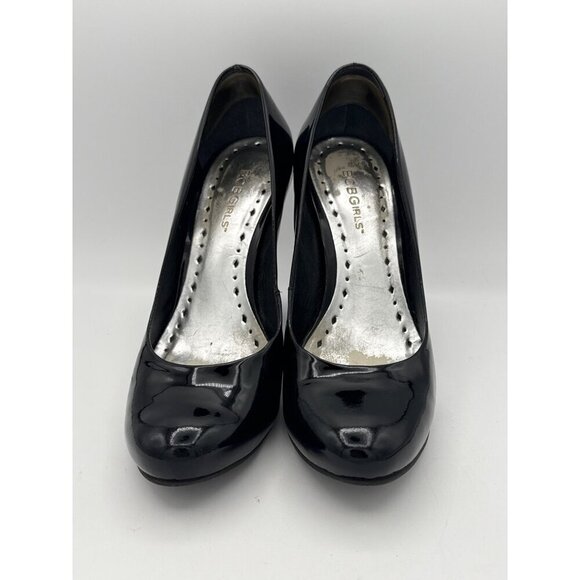 Black Patent Leather High Heel Pumps By Bcbgirls Professional Dress Shoes - Picture 3 of 8